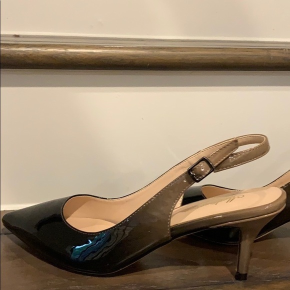 Ombré Slingback Pumps Heels - Picture 3 of 8